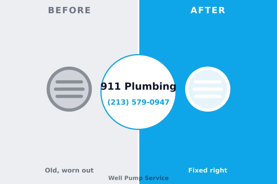 Before and after: plumbing repair Dawson, TX